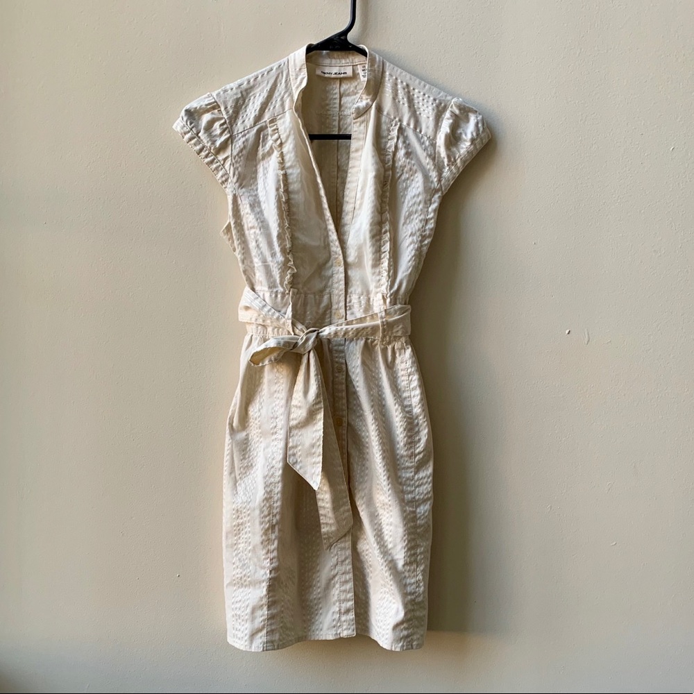 DKNY shirt dress, with sash